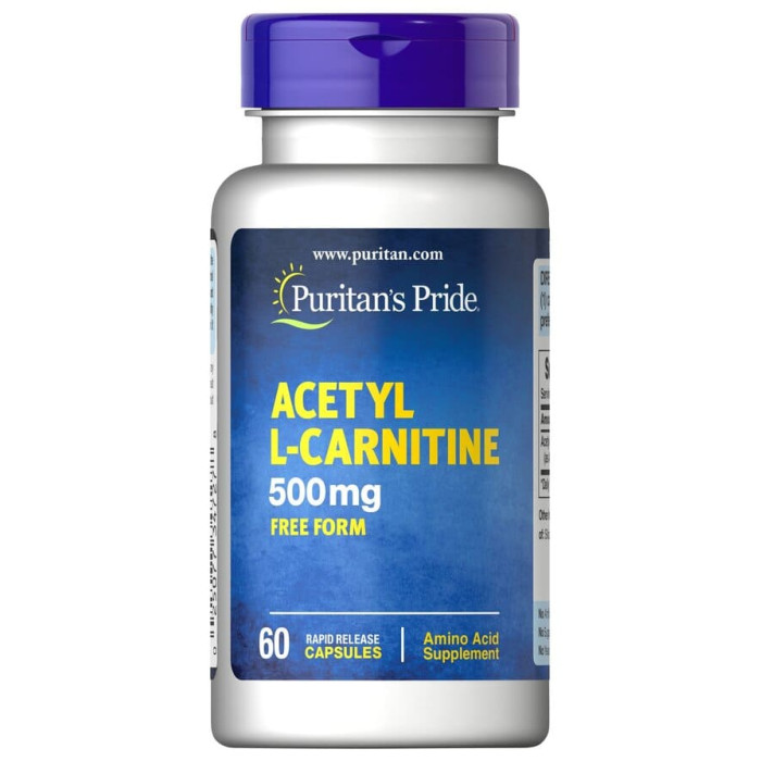Acetyl L-Carnitine 500 mg 60 caps