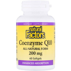 Coenzyme Q10 200 mg 60 softgels