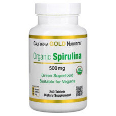 Organic Spirulina 500 mg 240 tab