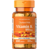 Vitamin K 100 mcg 100 tab