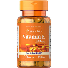 Vitamin K 100 mcg 100 tab