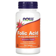 Folic Acid 800 mcg 250 tab