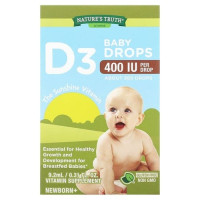 Витамин D3 в каплях для новорожденных 400 МЕ 9.2 ml