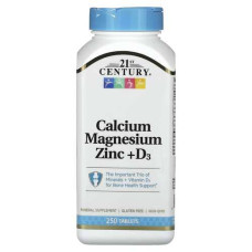 Calcium Magnesium Zinc + D3  250 tab