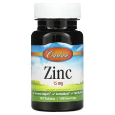 Zinc 15 mg 100 tab