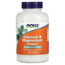 Calcium Magnesium + Vitamin D3 & Zinc 120 Caps