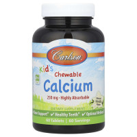 Kids Chewable Calcium 250 mg 60 tab