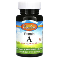 Vitamin A 25 000 IU 100 caps