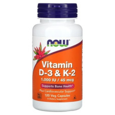 Vitamin D3 & K2 120 caps